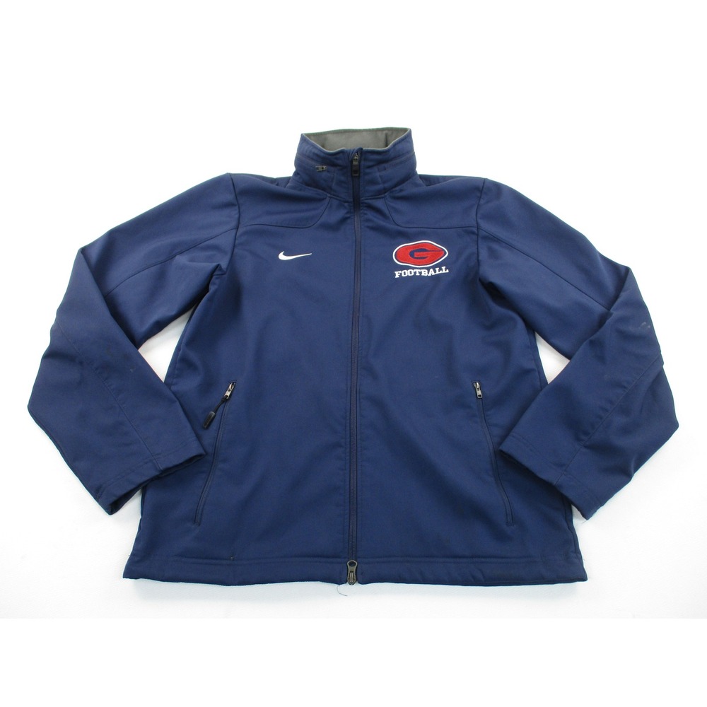 Nike Softshell Jacket Mens Medium Blue G Football Georgia Bulldogs